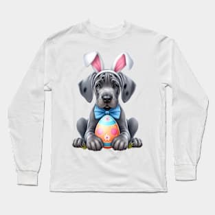 Easter Great Dane Dog Long Sleeve T-Shirt